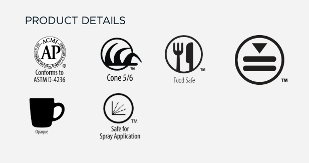 AMACO – Cone 5/6 - PC-18 Tuscan Blue