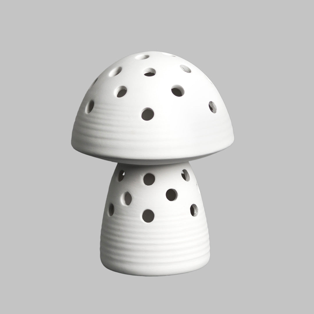 Mayco Earthenware Bisque - MB1643 Small Mushroom Lantern