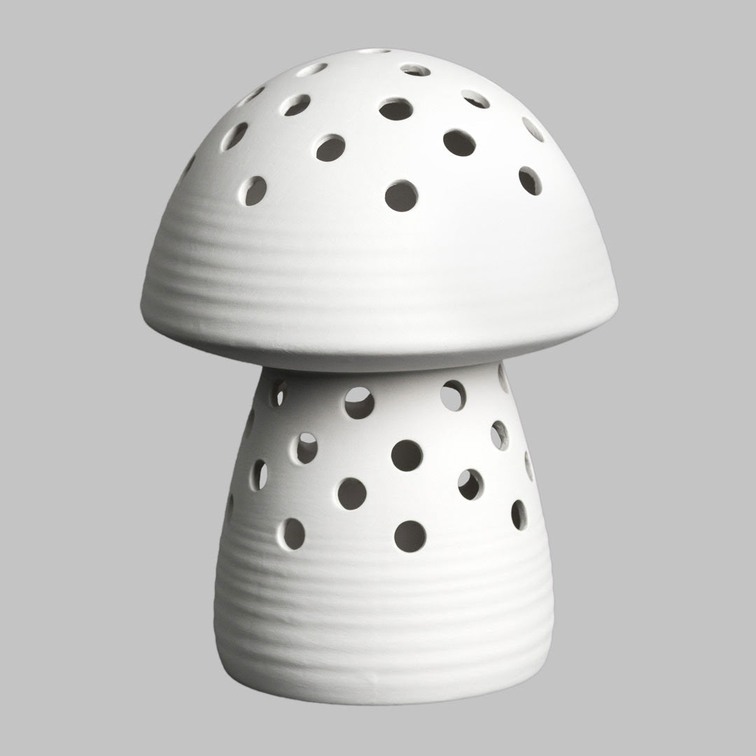 Mayco Earthenware Bisque - MB1644 Large Mushroom Lantern