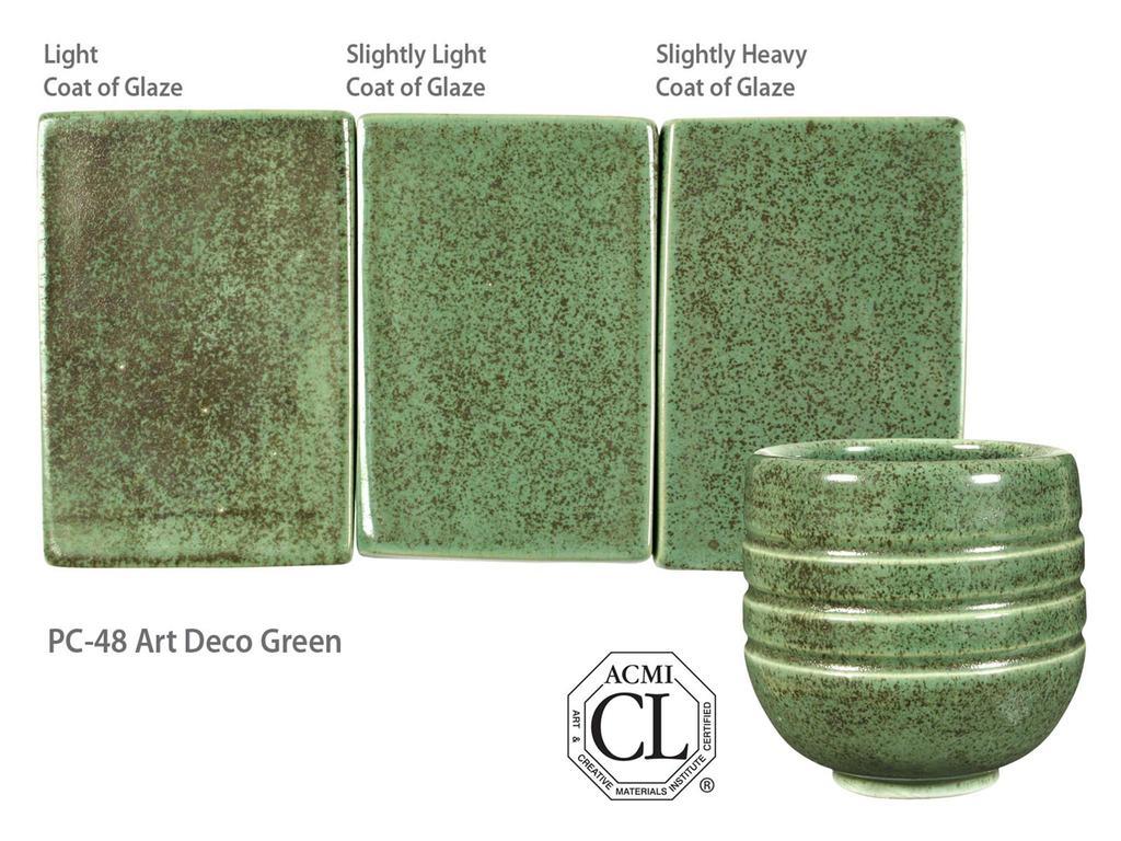 AMACO – Cone 5/6 - PC-48 Art Deco Green Cone 6
