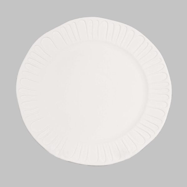 Mayco Stoneware Bisque - SB151 Stoneware Fluted Dinner Plate