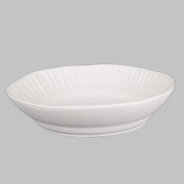 Mayco Stoneware Bisque - SB153 Stoneware Fluted Large Bowl