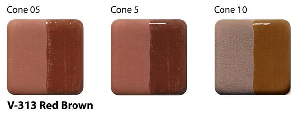 AMACO – Cone 05-10 - V313 Red Brown