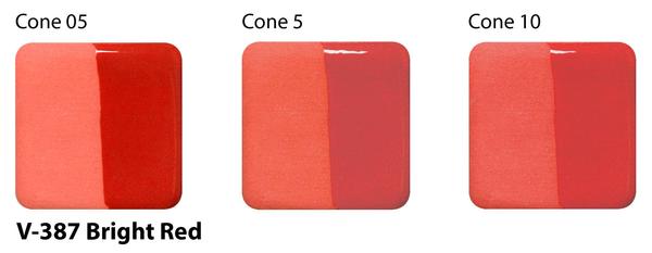 AMACO – Cone 05-10 - V387 Bright Red