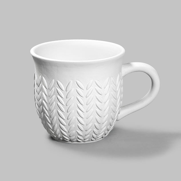 Mayco Earthenware Bisque - MB1562 Stitched Mug