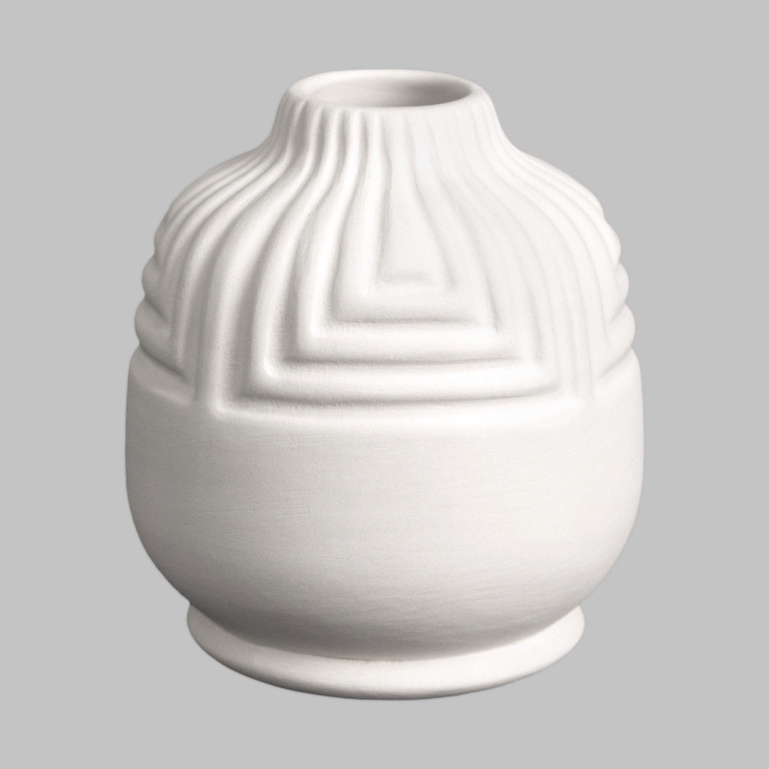 Mayco Stoneware Bisque - SB155 Stoneware Rounded Bud Vase