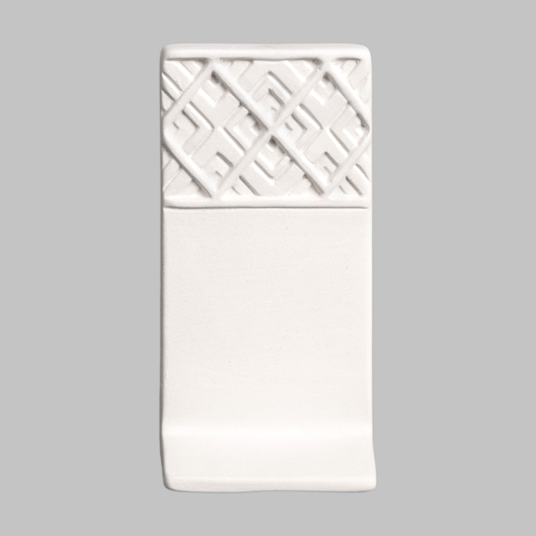 Mayco Stoneware Bisque - SB158 Stoneware Textured Standing Test Tile