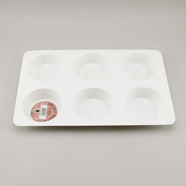Plastic Cupcake Paint Tray – 6 Well