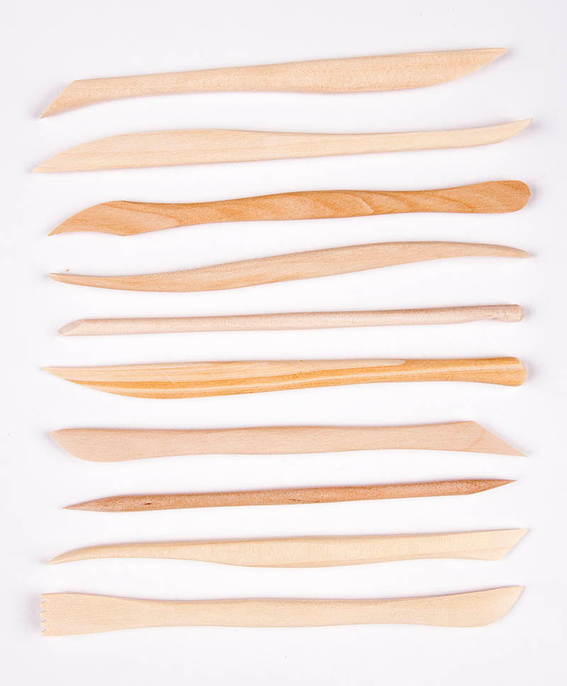CCA - Wood Modeling Tools Set, 10 Pieces, 6"