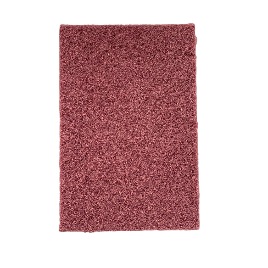 Cleaning Pad - 6" X 9" - Maroon - Coarse