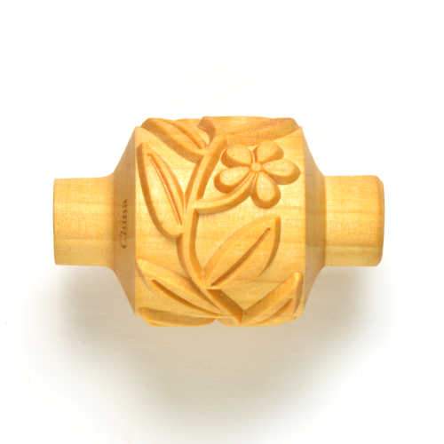 MKM RM-046 Medium Handle Roller – Flowers & Leaves