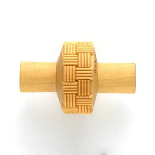 MKM RS-001 Small Handle Roller – Basket Weave