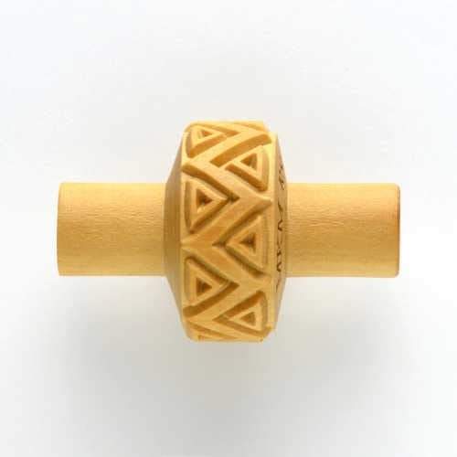MKM RS-025 Small Handle Roller – Zigzag and Triangles