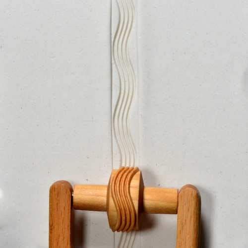 MKM RS-015 Small Handle Roller – Wavy Lines