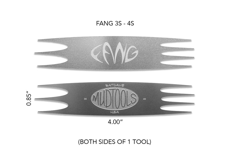 Mudtools FANG Small Stainless Steel Scoring Tools