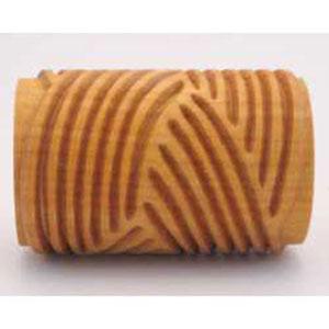 Wood grain roller - made for use with polymer clay