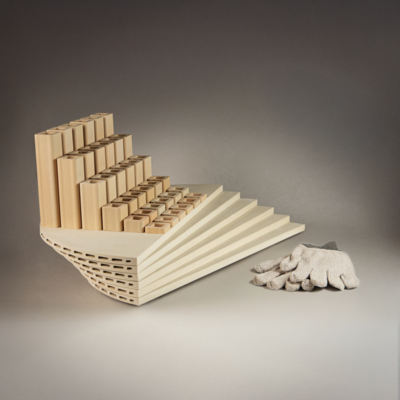 Furniture Kit for e23S-3 Easy-Fire (3" brick) - All Half Shelves