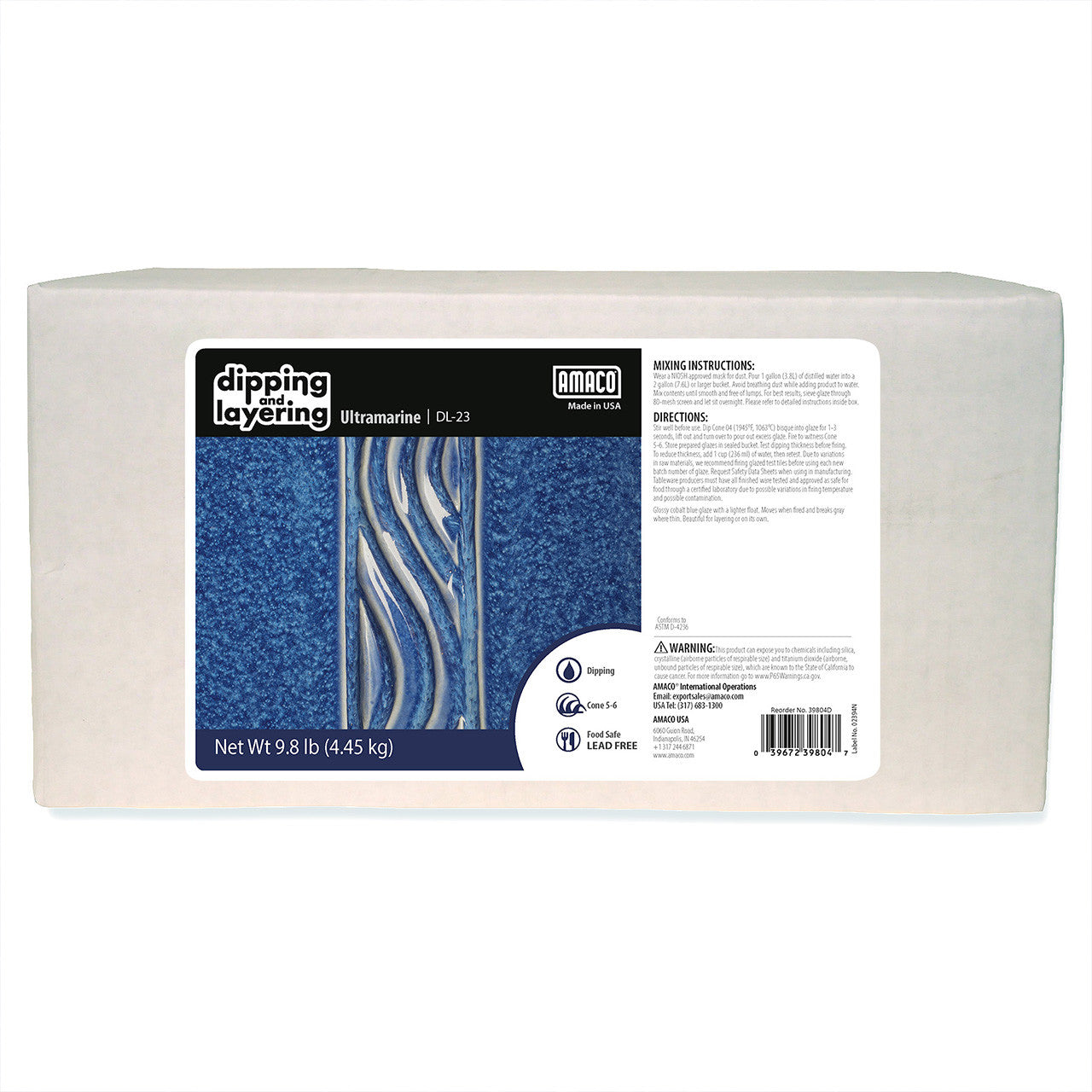 AMACO – Cone 5/6 - DL23 Ultramarine