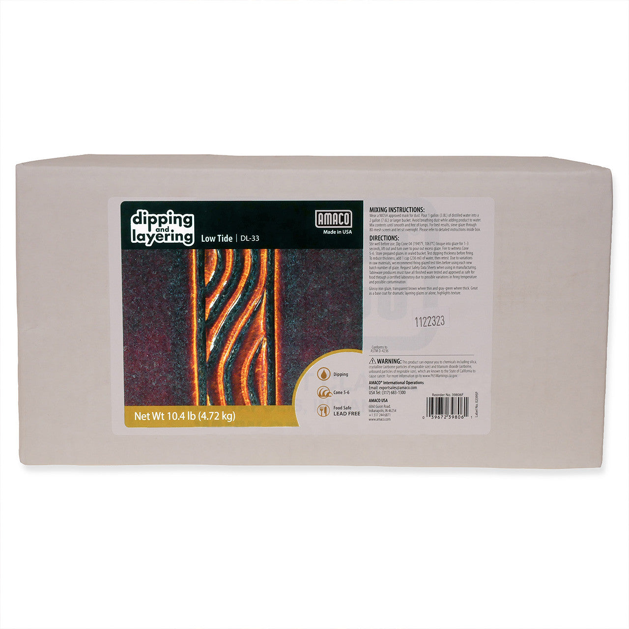 AMACO – Cone 5/6 - DL33 Low Tide