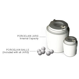 Shimpo Ball Mill Jar with Media