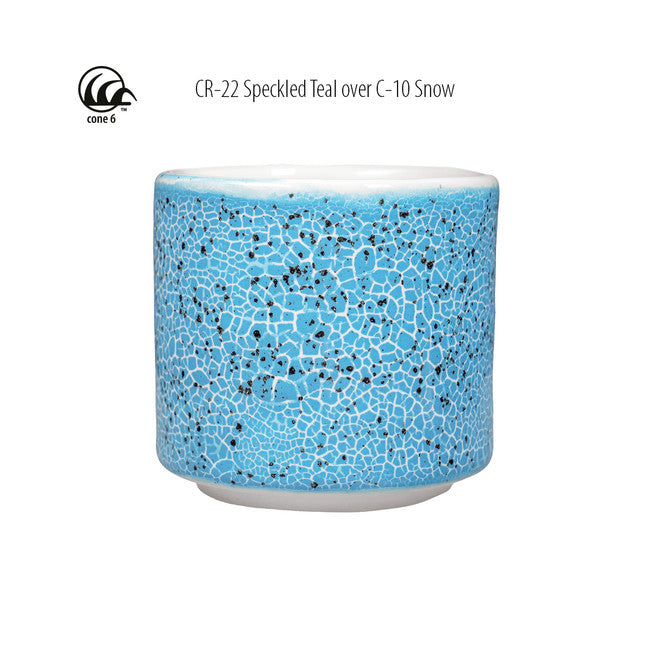AMACO – Cone 5/6 -  CR22 Speckled Teal