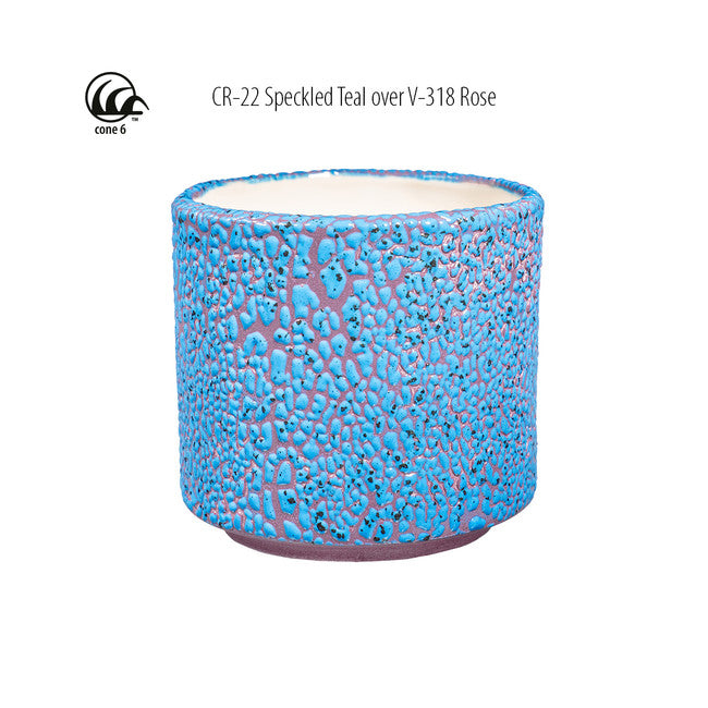 AMACO – Cone 5/6 -  CR22 Speckled Teal