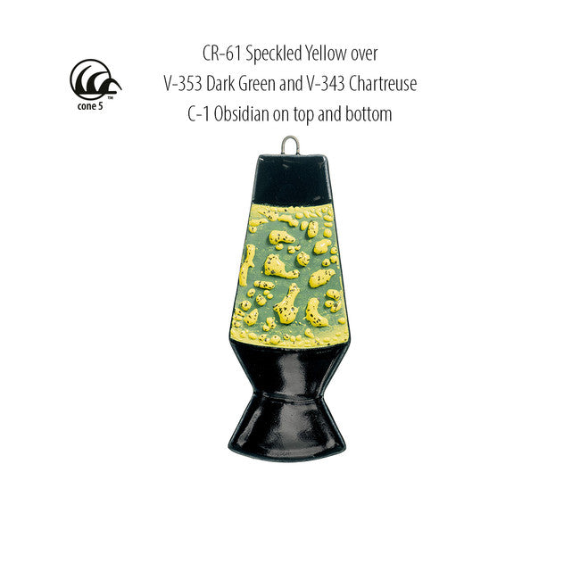 AMACO – Cone 5/6 -  CR61 Speckled Yellow
