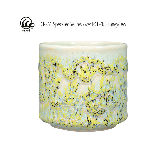 AMACO – Cone 5/6 -  CR61 Speckled Yellow