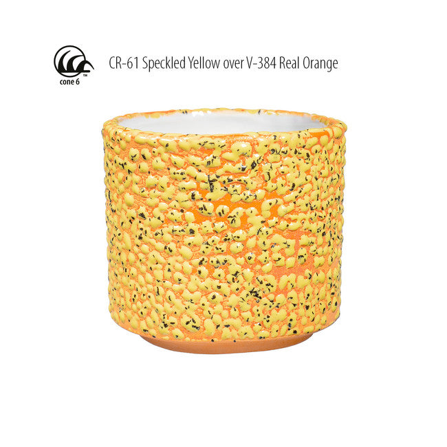 AMACO – Cone 5/6 -  CR61 Speckled Yellow
