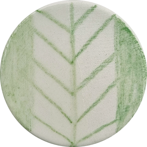 Chrysanthos – Cone 06-10 - Green Underglaze Pencil