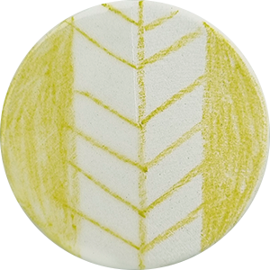 Chrysanthos – Cone 06-10 - Lime Underglaze Pencil