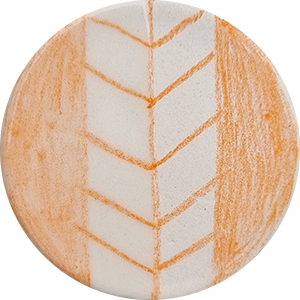 Chrysanthos – Cone 06-10 - Orange Underglaze Pencil