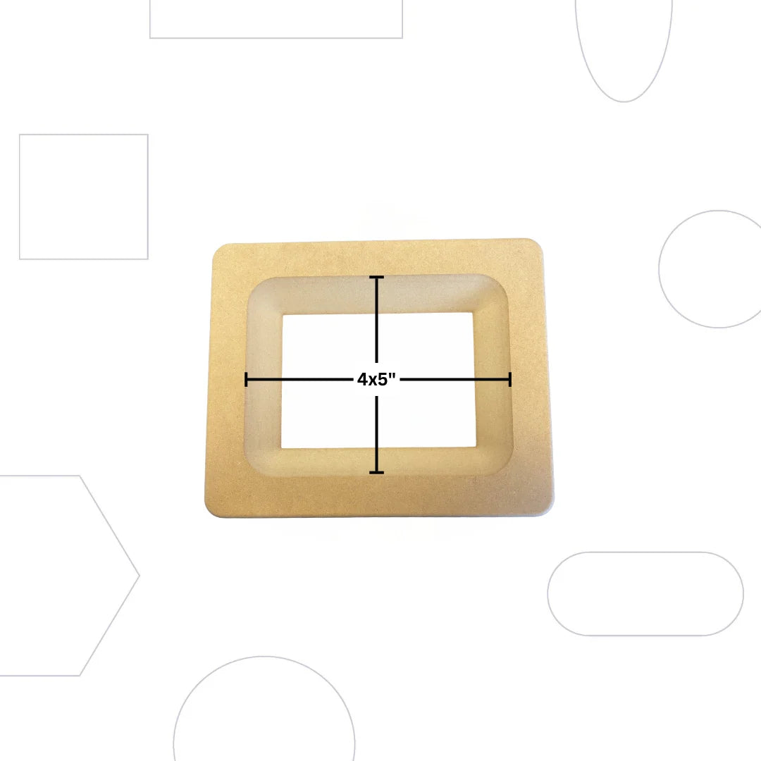 GR Pottery Forms - Slumpie Rectangle 5" x 4"