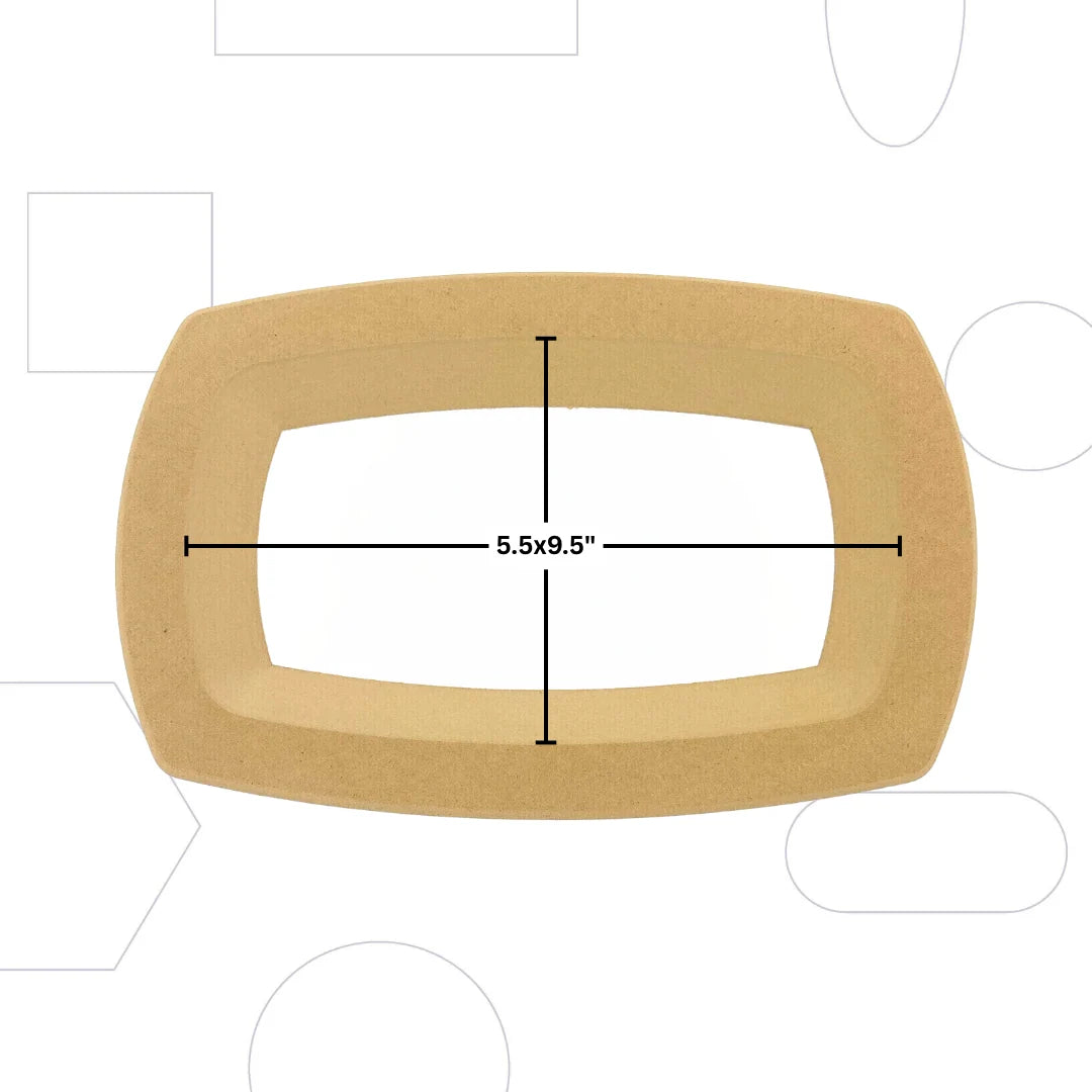 GR Pottery Forms - Slumpie Spherical Rectangle 5.5" x 9.5"