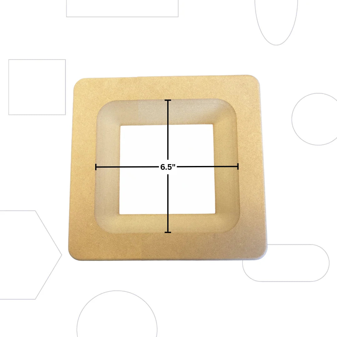 GR Pottery Forms - Slumpie Square 6.5"