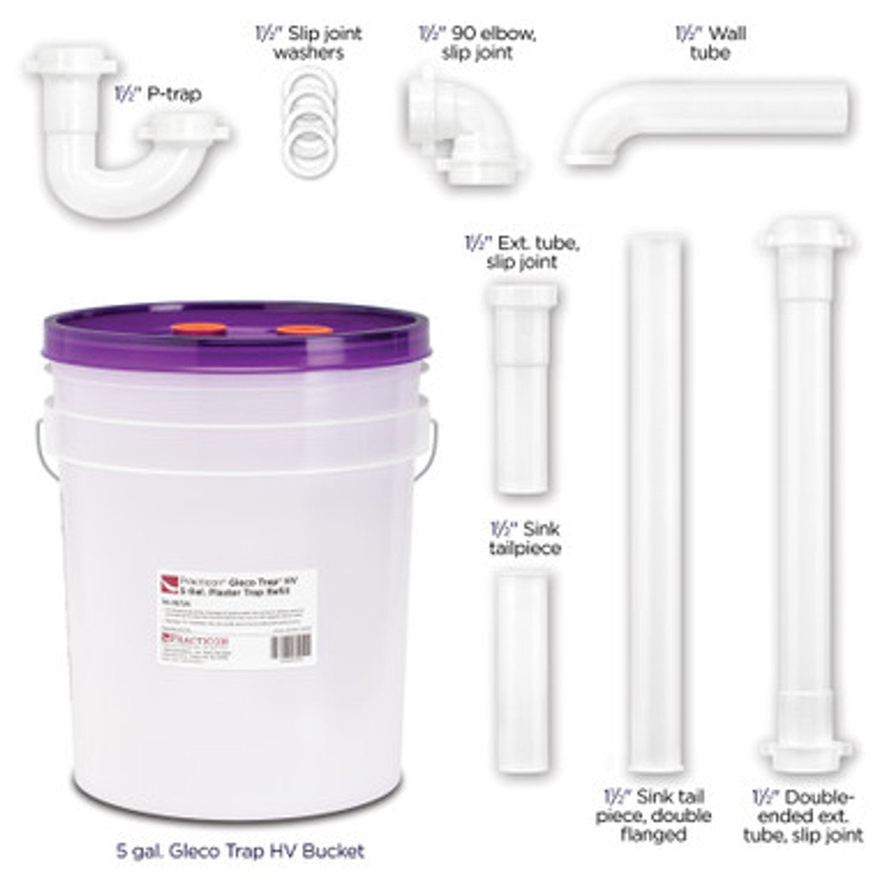 Gleco Trap High Volume Kit 5 Gallon