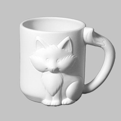 Mayco Earthenware Bisque - MB1395 Fox Mug