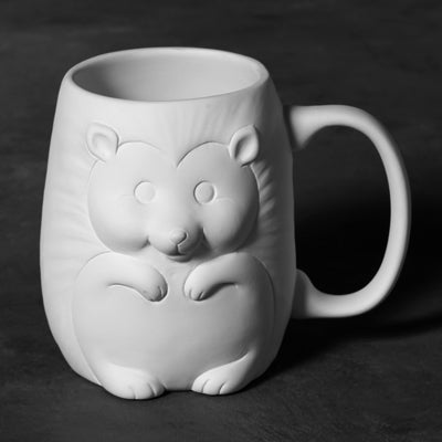 Mayco Earthenware Bisque - MB1469 Hedgehog Mug