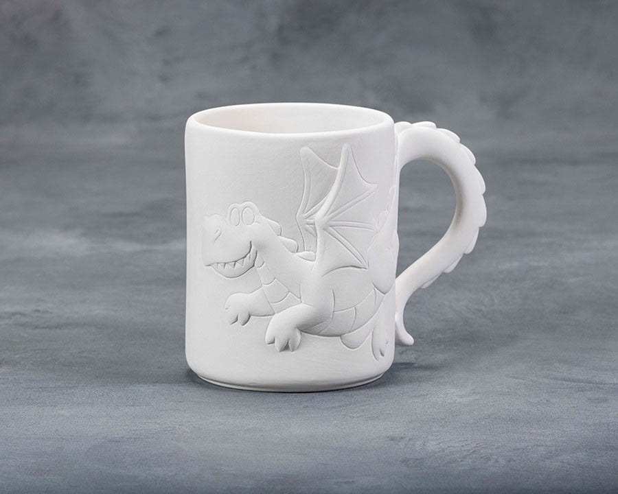 Mayco Earthenware Bisque - MB1550 Dragon Mug