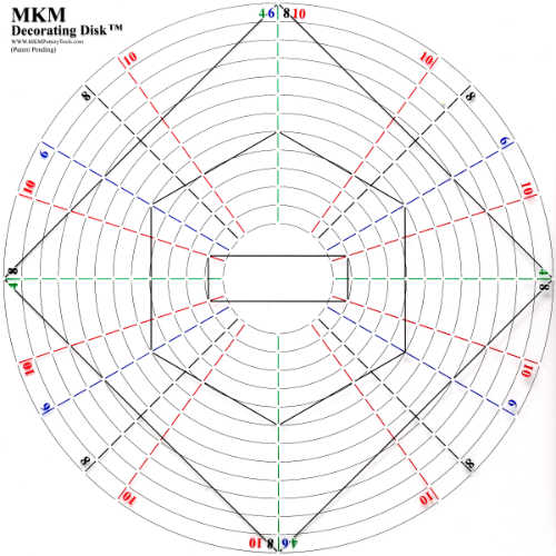 MKM Decorating Disk - 15" Diameter
