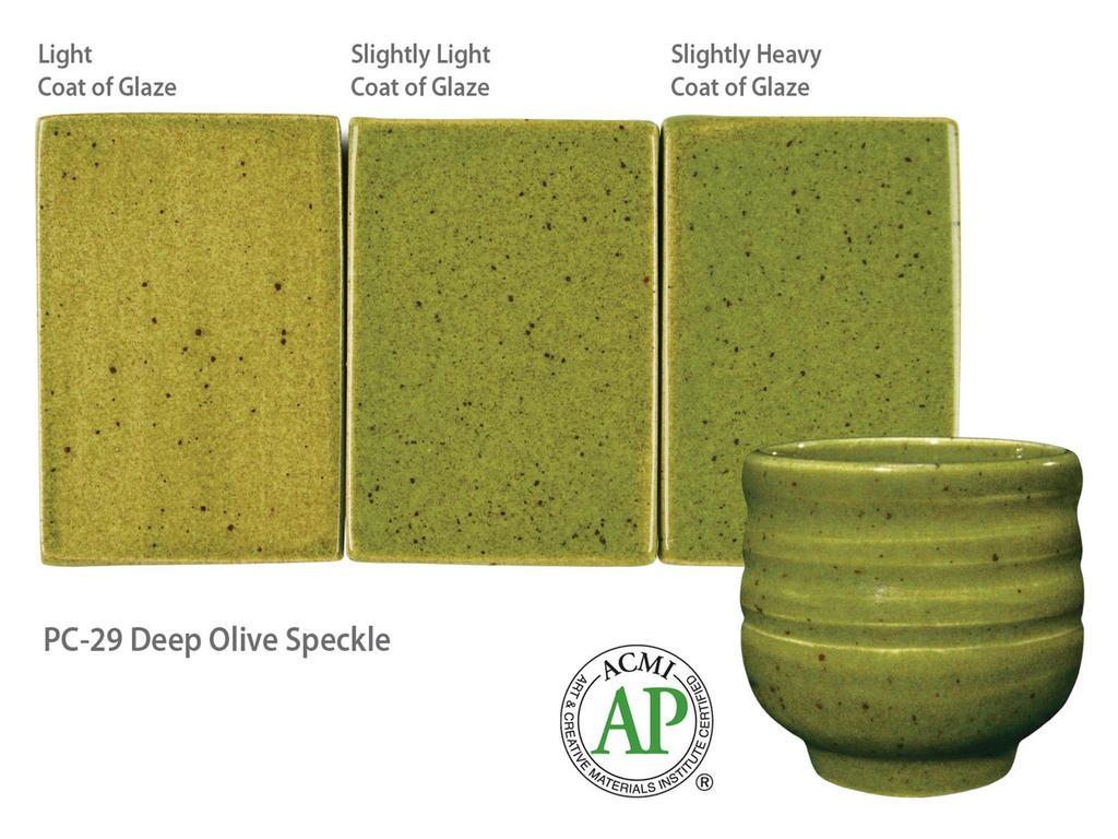 AMACO – Cone 5/6 - PC-29 Deep Olive Speckle Cone 6