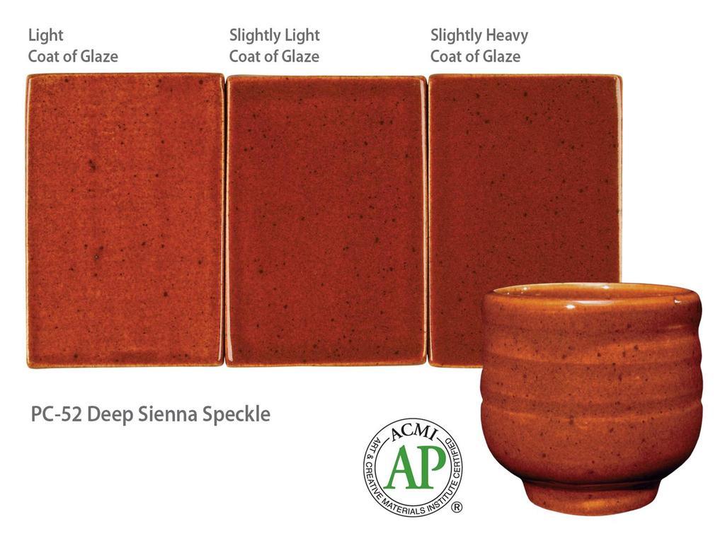 AMACO – Cone 5/6 - PC-52 Deep Siena Speckle Cone 6