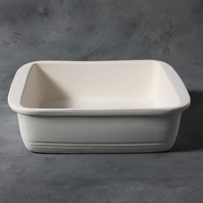 Mayco Stoneware Bisque - SB102 9” x 9” Casserole Dish