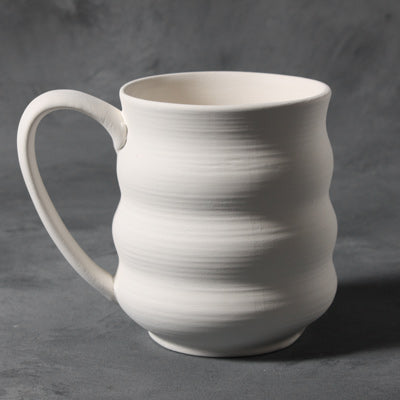 Mayco Stoneware Bisque - SB103 Wavy Mug