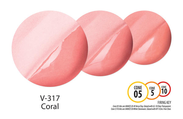 AMACO – Cone 05-10 - V317 Coral