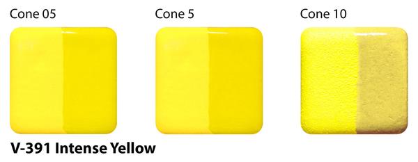 Conaco Yellow AMACO – Cone 05-10 - V391 Intense Yellow – Krueger Pottery Supply