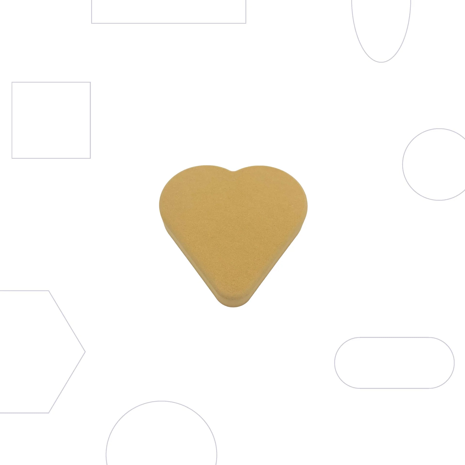 GR Pottery Forms - Wallie Heart 4'