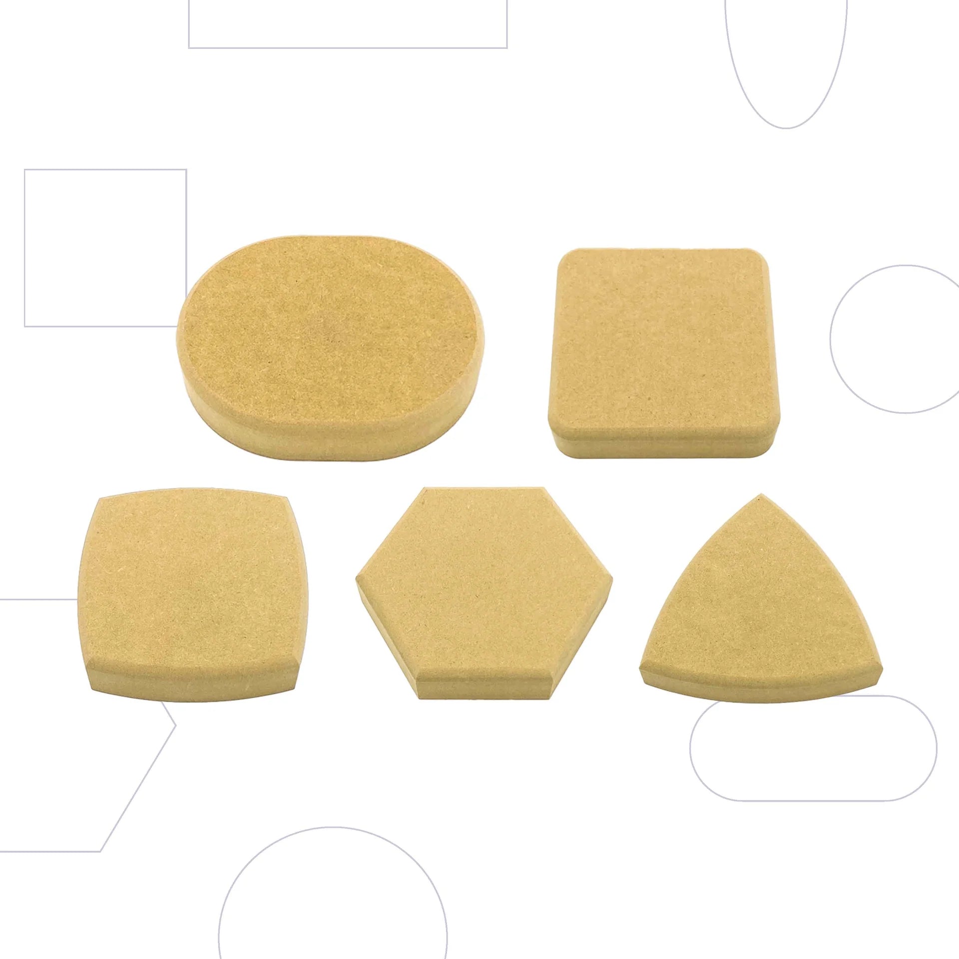 GR Pottery Forms - Wallie Starter Pack - 4" Forms (5 Piece)