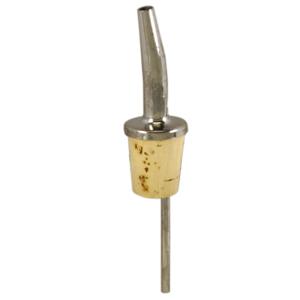 Chrome Tapered Bottle Pourer