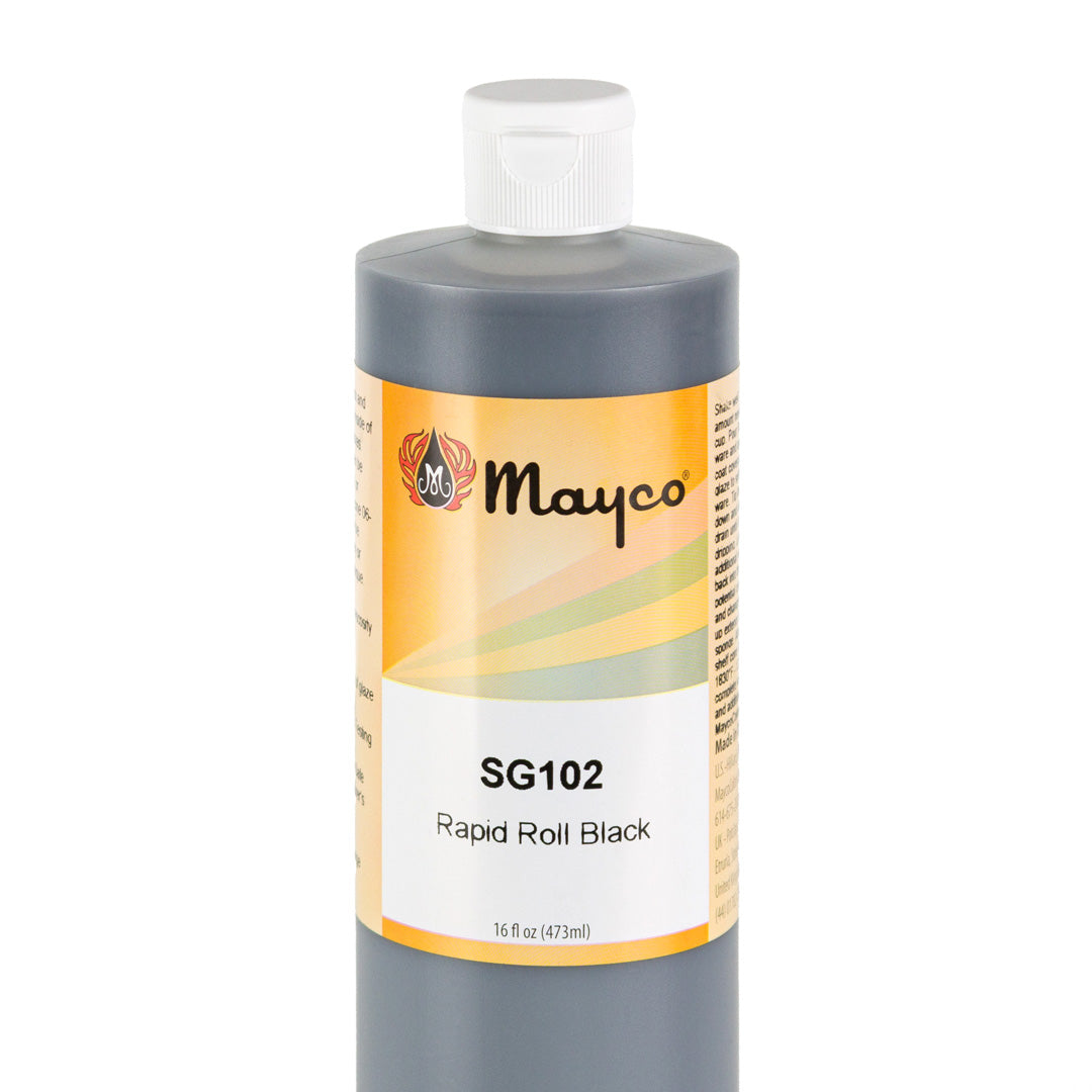 Mayco – Cone 06-6 - SG-102 Black Rapid Roll